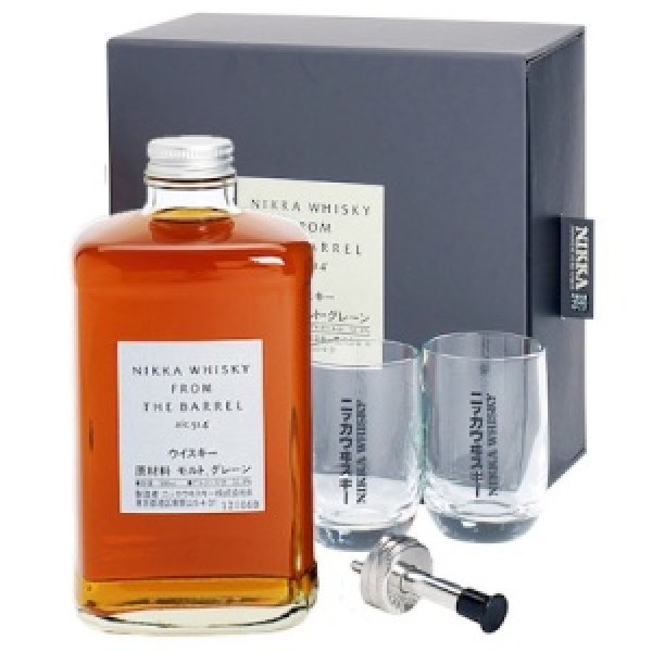 Japanese Whisky-NIKKA - Coffret From the barrel + 2 verres