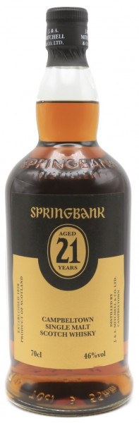 Springbank 21 ans Edition 2025 – Single Malt Campbeltown 46