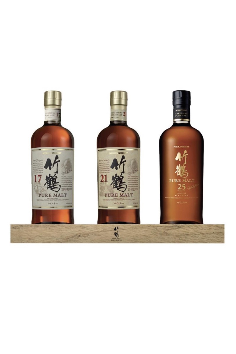 Whisky giapponese-NIKKA - Box 17 anni + 21 anni + 25 anni - Clos des  Millésimes: Acquista vini, commerciante di vini online, vecchie annate