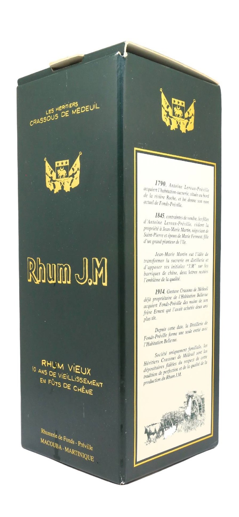 rhum agricole pure cane juice rhum jm brut de fut 1992 10 ans d age 49 1 clos des millesimes rare wines and great vintages