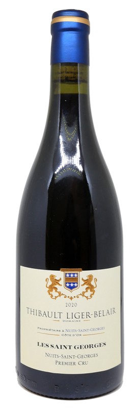 bouteille de vin rouge, Nuits-Saint-Georges 1er Cru, Domaine Thibault Liger-Belair, millésime 2020, Bourgogne, Pinot Noir, grand vin, vin de caractère