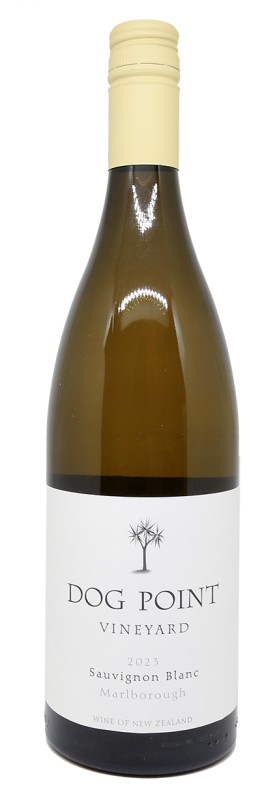 Bouteille Dog Point Sauvignon Blanc 2023, vignoble biologique Marlborough, vallée de Wairau, vin blanc Nouvelle-Zélande