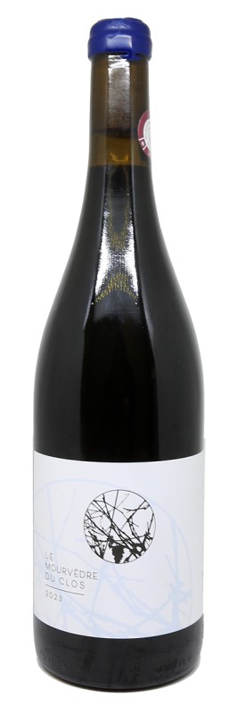Bouteille Clos de la Barthassade Le Mourvèdre du Clos 2023, Mourvèdre 100%, vignoble biodynamique, terroir calcaire, élevage long en foudre, vin naturel Terrasses du Larzac