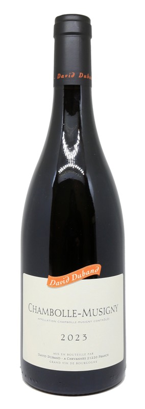 chambolle-musigny, domaine david duband, pinot noir, vin bio, bourgogne rouge, vin élégant, millésime 2023, vigne ancienne, fût de chêne, vin floral, vin de terroir, bouteille de vin