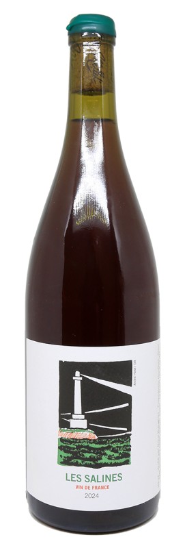 bouteille Mas Mellet Les Salines Rosé 2024, teinte rosé saumon profond