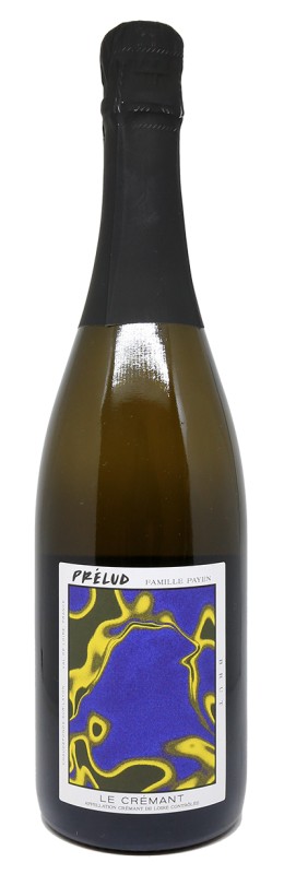 Prélud Crémant, Domaine Payen, Crémant de Loire, bouteille, bulles, vin effervescent, Chenin, Chardonnay, Loire, méthode traditionnelle, élevage sur lattes, vin bio, terroir, vigne, Anjou, vin mousseux