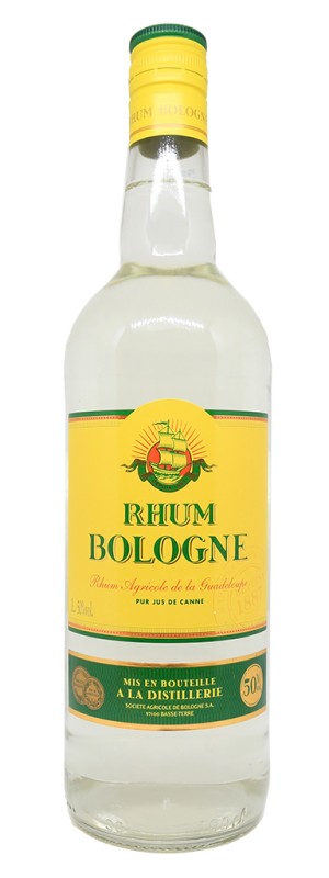 Rhum Bologne/Agricole Blanc de la Guadeloupe - Pur jus de canne - 50% - Bag  in Box BIB (1 x 3L) : : Epicerie