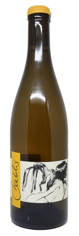 bouteille de Chablis Vent d’Ange 2022, Domaine Pattes Loup, vin blanc de Bourgogne, chardonnay bio, vin naturel, mise tardive