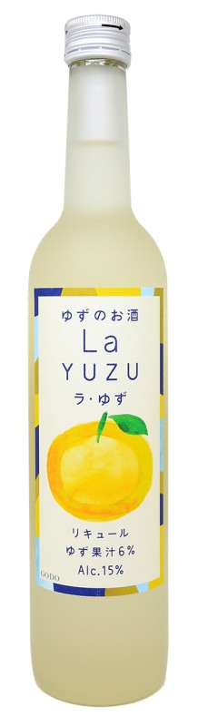 bouteille La Yuzu, liqueur de yuzu Godo Shusei, liqueur japonaise au yuzu, liqueur artisanale japonaise