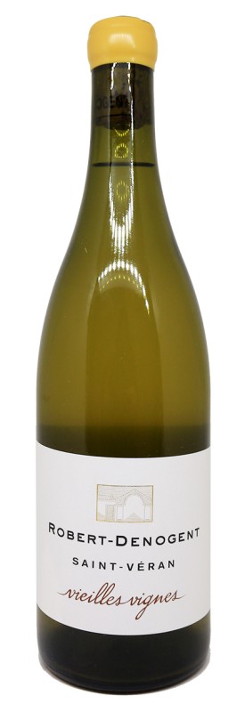 bouteille de vin blanc, Domaine Robert Denogent, Saint-Véran Vieilles Vignes 2022, Chardonnay, vin naturel, Bourgogne, Mâconnais, vieilles vignes