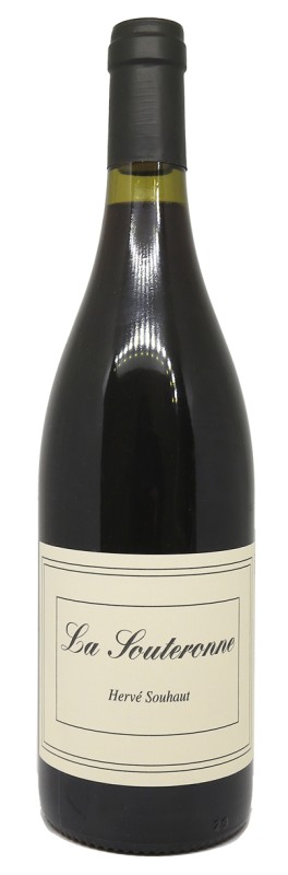 bouteille de La Souteronne 2024, Domaine Hervé Souhaut, vin rouge biodynamique, Gamay