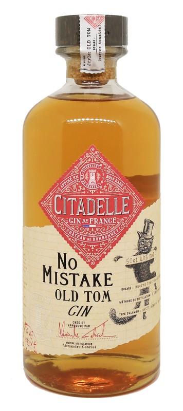 bouteille de gin Citadelle No Mistake, gin français