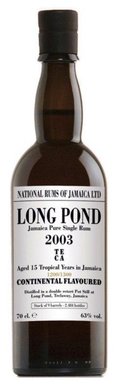 RHUM de JAMAIQUE - JAMAICAN STILLS - LONG POND - 15 ans - 2003 - TECA - 63% 2003 achat pas cher rhumerie bordeaux meilleur prix bon avis