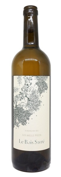 bouteille de vin blanc, Le Bois Sacré, Les Mille Pieds 2022