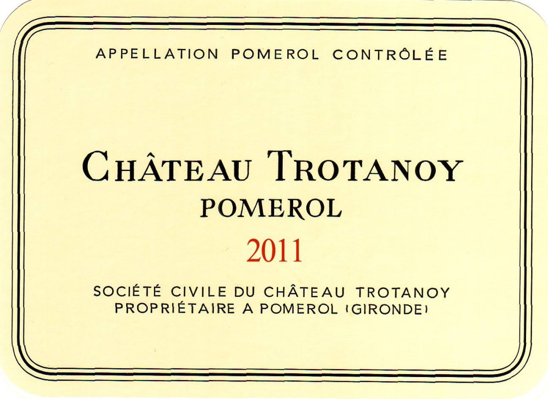 Château TROTANOY 2011 Double Magnum